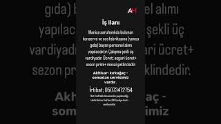 Kadın Personel Alımı İlanı 31072024 [upl. by Goldman]