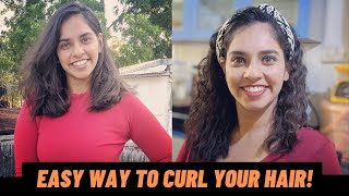 How to Curl Your Hair with a Chopstick Curler  How to Use a Curler  Hairstyles for Short Hair [upl. by Pederson]