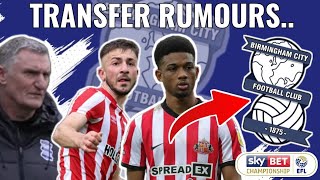 JANUARY TRANSFER RUMOURS amp MOWBRAY bcfc birminghamcity eflchampionship [upl. by Lraep]