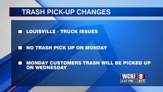 Louisville trash route changed for Labor Day Weekend [upl. by Shelba]