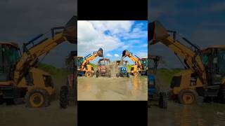 haryane ke jaat song jcb and all tractor water washing new tractor video shortyoutubeshorts viral [upl. by Atined]