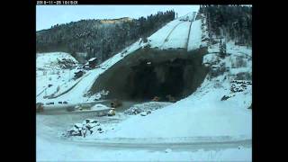 Vikersund  construction of the largest skiflying hill in the world [upl. by Cheyney718]