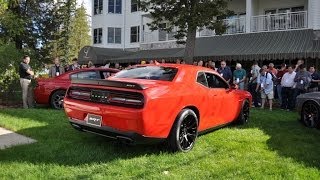 2015 Dodge Challenger SRT Hellcat Revving [upl. by Aivonas]