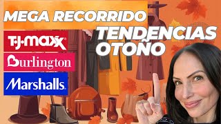 TENDENCIAS OTOÑO en este MEGA RECORRIDO por TJMAXX MARSHALLS y BURLINGTON 😱🛍️3 TIENDAS‼️ [upl. by Bloem519]