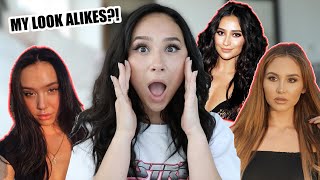 REACTING TO CELEBRITIES WHO LOOK LIKE ME [upl. by Aicilet]