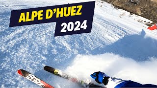 Ski  Alpe dHuez 2024 [upl. by Schnur]