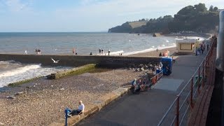 Dawlish to Newton Abbot train ride sea view [upl. by Feinleib]