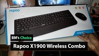 Rapoo X1900 Wireless Mouse amp Keyboard  Unboxing and Review [upl. by Nehpets]