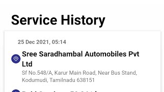 check car service history in maruti suzuki [upl. by Htebazie431]