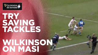 Jonny Wilkinson makes HUGE TACKLE to stop Italy scoring in the corner [upl. by Kram269]