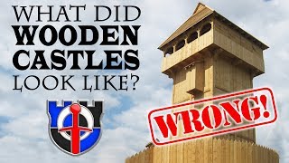 What did wooden castles look like and how were they built [upl. by Fair]