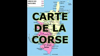 CARTE DE LA CORSE [upl. by Prem233]