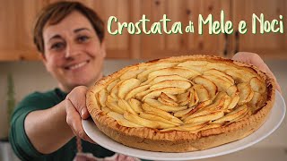 CROSTATA DI MELE E NOCI Ricetta Facile Senza Burro  Fatto in Casa da Benedetta [upl. by Ettevey]