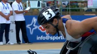 Mens 800 m T53  final  2016 IPC Athletics European Championships Grosseto [upl. by Kippar]