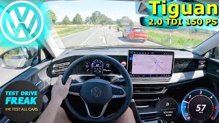 2024 Volkswagen Tiguan III 20 TDI 150 PS COUNTRY ROAD DRIVE with Fuel Consumption [upl. by Sophey]