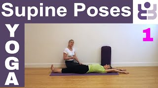 Supta Tadasana  Iyengar Yoga Tutorial  Supine Poses [upl. by Barthelemy838]