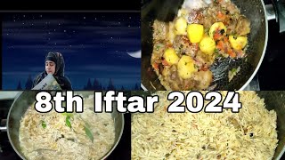 8th Iftar dinner Shatar murgh pulao 🤪  Cooking with Shakila  sweejackvlogs [upl. by Osmond488]