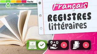 Les registres littéraires Français [upl. by Eltsirhc]