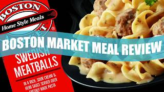 Boston Market Frozen Meals Were Surprising  Taste Test Review 2024 [upl. by Idid]