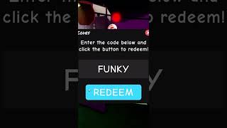 Funky Friday NEW WORKING CODES Pt 2 shorts roblox [upl. by Englebert107]