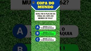 QUIZ FINAIS COPA DO MUNDO futebol quizfutebol copaquiz copadomundo quizcopadomundo copa [upl. by Alimaj]