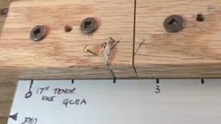 Making a simple fretting template and mitre box [upl. by Acsot]