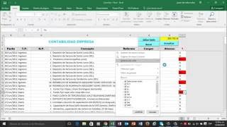 CONCILIACIÓN BANCARIA EN EXCEL [upl. by Linson]