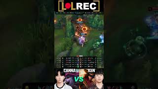 GEN Kiin vs Canna  TWISTED FATE vs TRISTANA Top shorts highlights leagueoflegends kiin canna [upl. by Airdnahs]