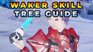 PSO2NGS Waker Skill Tree Build Guide [upl. by Jacky]