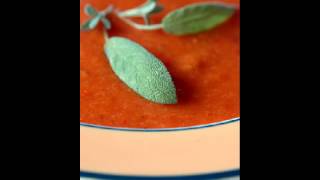 Cocina vegetariana facil Sopa de brócoli y paprika [upl. by Ziom]