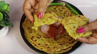 बिना आटा गूंदे आलू का परांठा  Aloo Paratha With Liquid Dough  Aloo Paratha [upl. by Kataway]