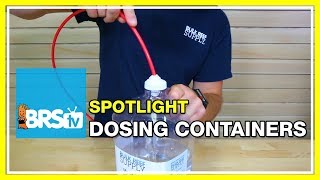 Spotlight on DIY Dosing Containers  BRStv [upl. by Virgilia]