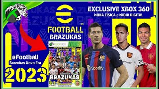 PES 2023 XBOX 360 Setembro BRAZUKAS 19 MIDIA FISICA SUPER LANÇAMENTO [upl. by Eetnom]