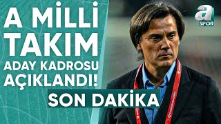 A Millî Takımımızın Macaristan ve Avusturya Maçları Aday Kadrosu Açıklandı  A Spor  Spor Gündemi [upl. by Gable882]