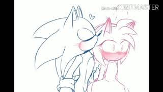 Kisses  sonamy comic [upl. by Kinney]