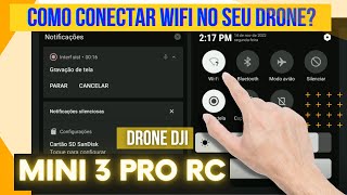 Como conectar o WIFI no Controle Drone DJI Mini 3 PRO RC  Tutorial  Atualizar Firmware pelo RC [upl. by Sascha]