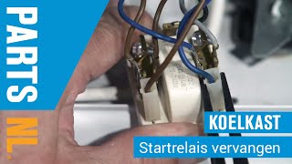 Startrelais vervangen van koelkast PartsNL uitleg [upl. by Sid]