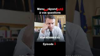 MACRON NE RÉPOND PAS À VOS QUESTIONS Episode 3 shorts macron vinza [upl. by Garnes]