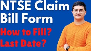 NTSE Claim Bill Form  Step by Step Process Last Date by NTSE ScholarHow to Fill NTSE Claim Bill [upl. by Anidnamra]