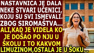 NASTAVNICA JE POKLONILA STVARI SIROMAŠNOJ UČENICI ALI KAD JE VIDELA KO JE DOŠAO PO NJU OSTALA JE U [upl. by Nataline]