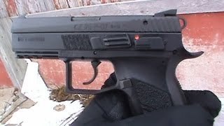 CZ 75 P07 DUTY 9MM 38 inch barrel doing heart shots with Federal ammunition [upl. by Holtz]