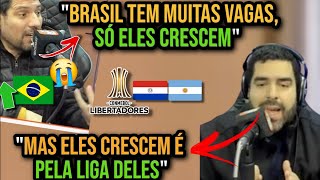 MÍDIA SULAMERICANA DEBATE CRESCIMENTO E DOMÍNIO DOS TIMES BRASILEIROS ESTÃO PREOCUPADOS [upl. by Pavla]