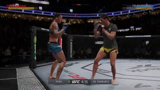 UFC 4 Online Quick Fight  Julianna Pena vs Germaine de Randamie  I Cant Believe He Got Away [upl. by Ttnerb]