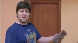 JonTron gets hit with a brick [upl. by Kassie643]