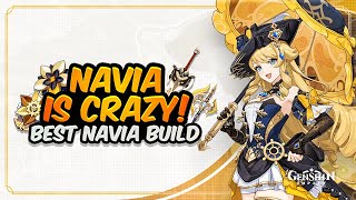 COMPLETE NAVIA GUIDE Best Navia Build  Artifacts Weapons Teams amp Showcase  Genshin Impact [upl. by Lustick]