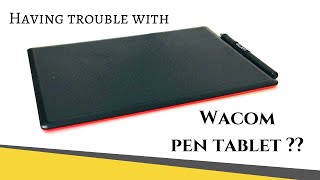 Having trouble using wacom pentablet Wacom pen tablet settings for beginners [upl. by Jarad]