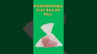 EcoFriendly Biodegradable Flat Bags on Roll The Ultimate Green Solution biodegradablebag [upl. by Assena]