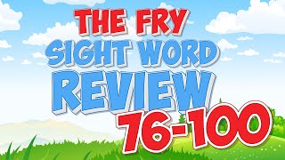 Fry Sight Word Review  76100  Jack Hartmann [upl. by Derian]