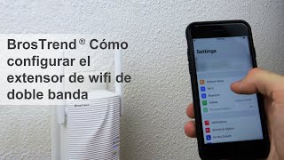 Configuración del extensor de wifi AC1200 Extienda fácilmente el wifi de su hogar con BrosTrend [upl. by Warring838]