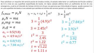 Física  Fuerza de fricción  Ejemplo 3 [upl. by Aemat138]